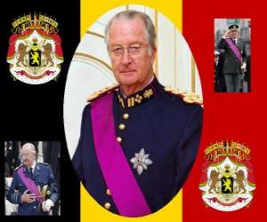 yapboz Kral n Bayramı, Belçika Kralı, 15 Kasım onuruna bir tören. Belçika arması